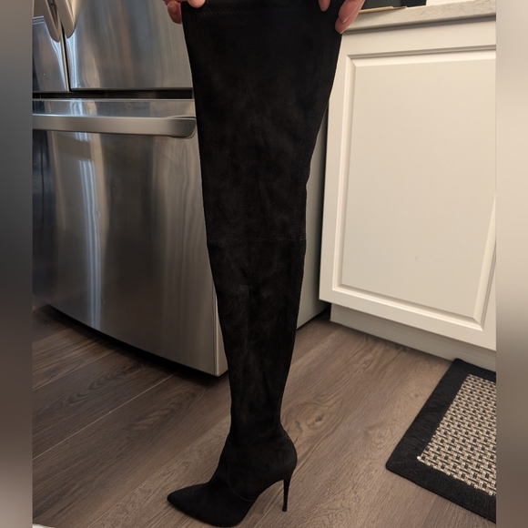 Steve Madden Dominique Black | Over-the-Knee Boots - Picture 6 of 8